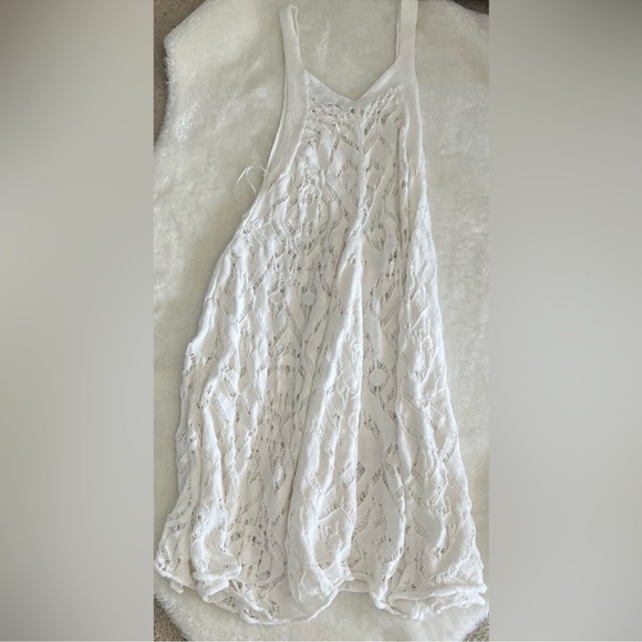 Free People Bianca Fauxchet Midi Beach Dress Coverup - Picture 12 of 15